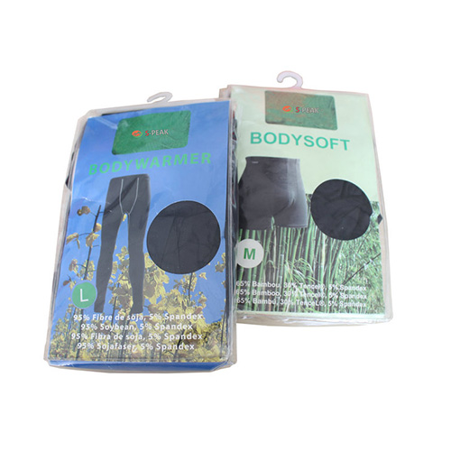 polybag packing insid with paper card