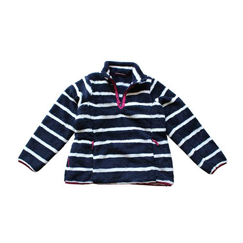 SP 22 Ladies' striped pile fleece